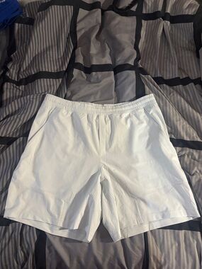 lululemon athletica Men's White Athletic Shorts